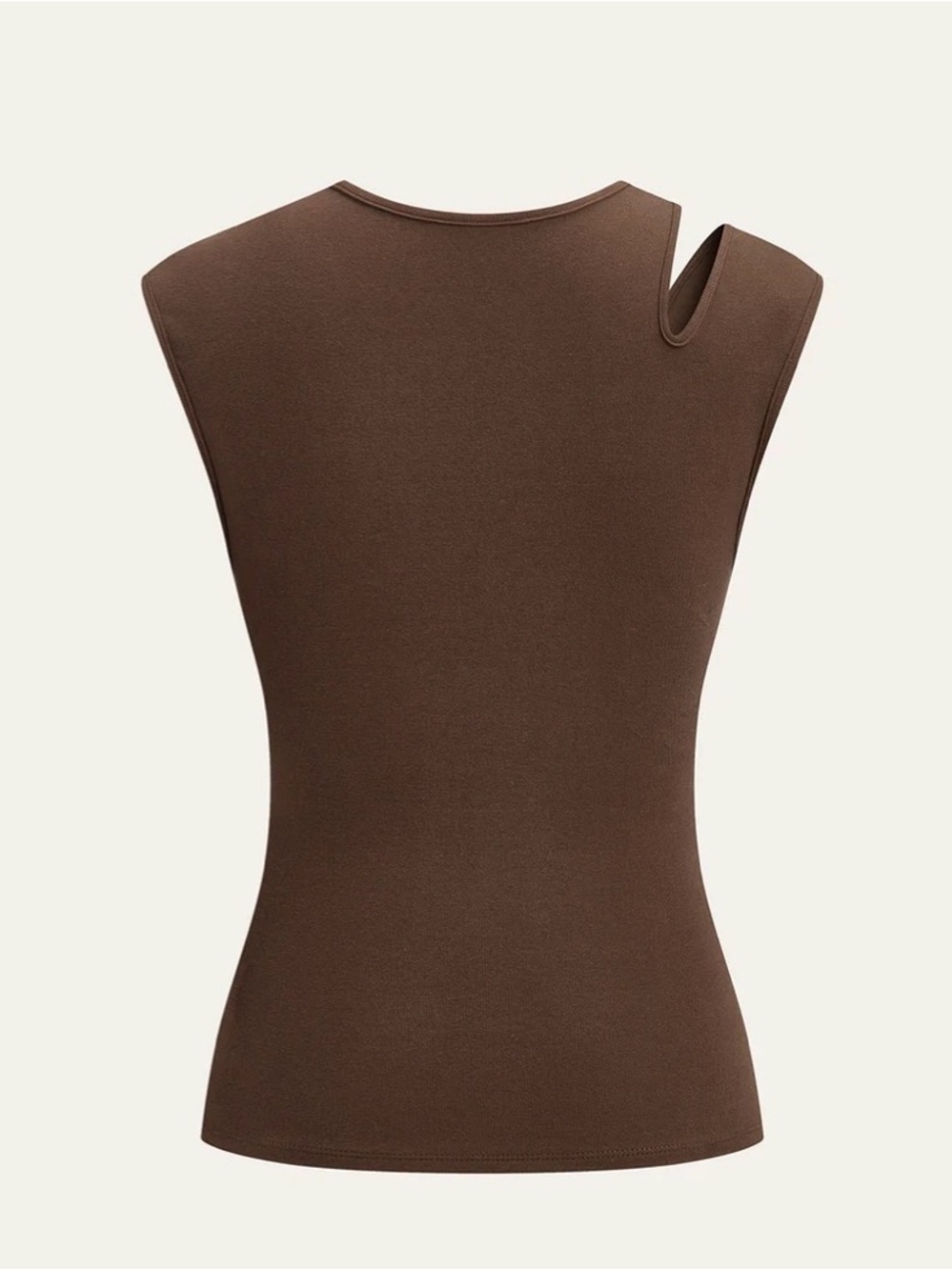 Asymmetrical Ruched Top With Stone Detail - Picture 2 of 11